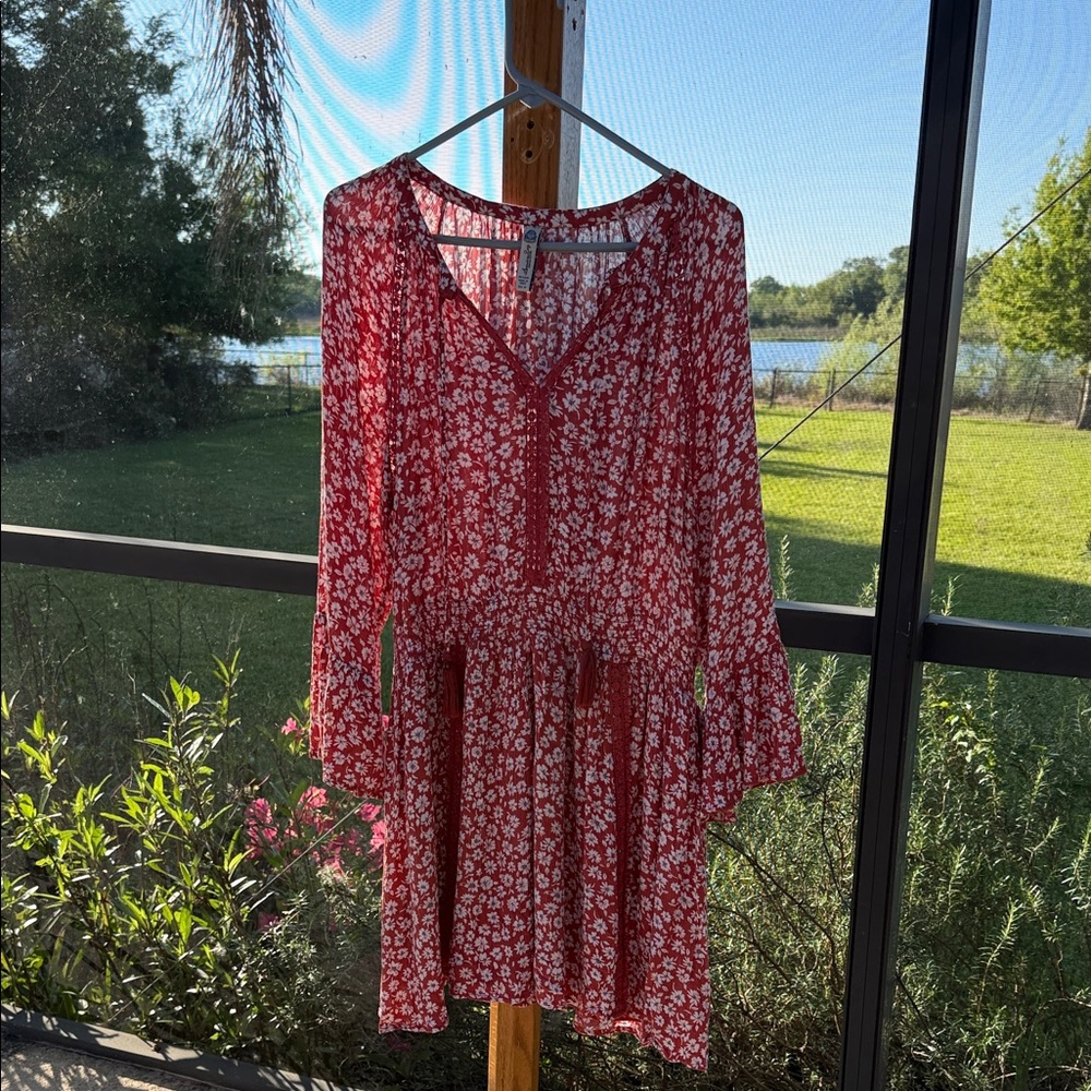 American Rag Rustic Floral Tunic dress